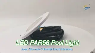 6w led par56 pool light ultra thin pc material wall mounted swimming pool lights