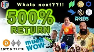 Crypto project reviews - WOW!! 500% trade on BONK - Axie Infinity & UNISWAP next trade is???????????