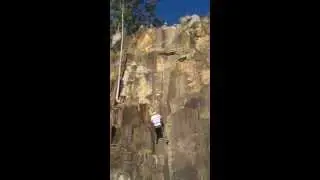Abseiling the Kangaroo Point Cliffs