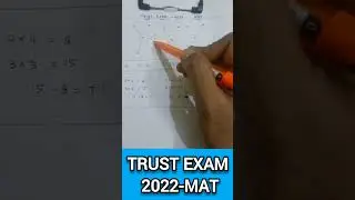 Trust Exam, Mat (Mental Ability Test problem),2022, Tnpsc-group-2,2A, 4,1, DRB, RRB, Tntet-1,2,NMMS