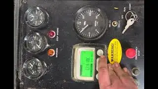 Caterpillar C4.4 running Industrial Engine