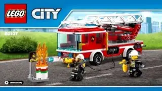 LEGO City 60107 Fire Ladder Truck 2016 (Instruction Booklet)