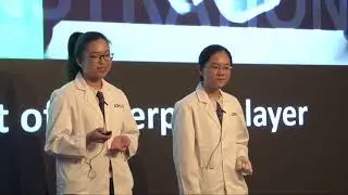 Here is how we create the artificial skin |  Jenna Wong 黃安恩 & Clarissa Yung 容幸之 | TEDxYouth@HongKong