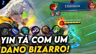 YIN NA SELVA, PEGUEI MUITAS KILLS COM ESSA BUILD!! - YIN GAMEPLAY | Mobile Legends