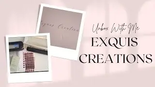 UNBOXING EXQUISE CREATIONS SUBSCRIPTION BOX-#unboxing #subbox #stationaryaddict