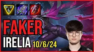 FAKER - IRELIA vs TALON Mid - KR Grandmaster - Patch 11.4