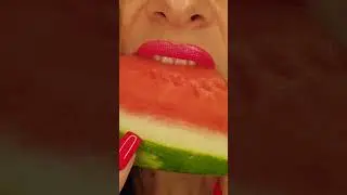 ASMR Eating Watermelon 🍉 Wet Mouth Sounds (No Talking)