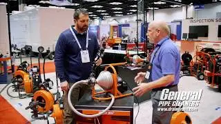 General Pipe Cleaners Model DRZ Cleaner - Compact Machine Clears Clogged Drains