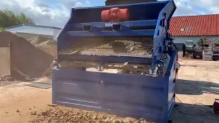REMAV SB2800 Siebbock Direktsieb R&uuml;ttelsieb Radlader Test Bauhof