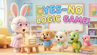 🌟 Yes&ndash;No Logic Game with Miss Bunny! | Fun Classroom Thinking Challenge for Kids
