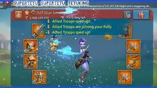 LordsMobile | KvK | UIT | GunSmash | Mix Rallies | 767 965 | FUN at War | WoW | KD 842 | Maxed Leads