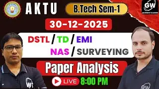 DSTL I TD I EMI I NAS I Surveying  Paper Analysis By Gateway Classes