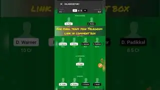 DC vs RR Dream11 Team Today Match || DC vs RR Dream11 Team Prediction || RR vs DC Dream11 Team IPL