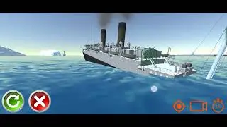 empress of Ireland sinking from behind 