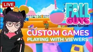 🔴Fall Guys Custom Show - Live Playing with Viewers | Console Wars | Road to 1k ENVTUBER