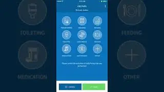 Check in and Out on the App