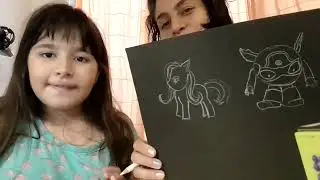 Hoy Dibujando con Almi ✍️🎨🤸🏻&zwj;♀️