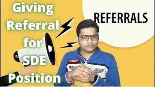 If Taken Referral for SDE Position