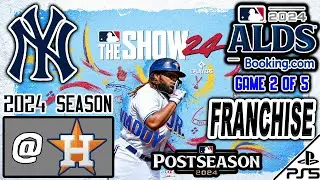 MLB The Show 24 | FRANCHISE | 2024 | ALDS | Game 2 | at Houston Astros (1/23/26)