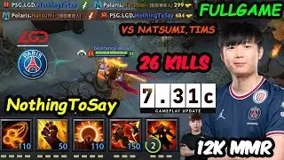PSG.LGD. NothingToSay [Ember Spirit] - 12K MMR vs Natsumi Tims Dota 2 Perspective Fullgame