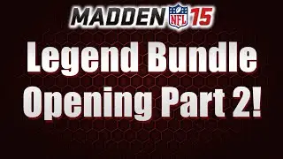 MUT 15 | Legend Bundle Opening Part 2 | Trying To Find Bo Jackson or Darrelle Revis