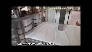 Inner 1/8 fold Napkin paper Serviette tissue making machine CIL-NP-7000A