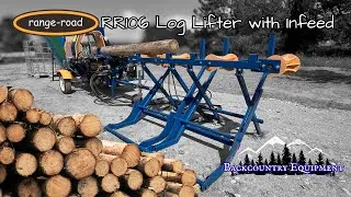 Effortless Log Loading with the Range Road RR106 Log Lifter with Infeed | EcoPro Processor Accessory