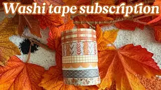 AUTUMN VIBES - WASHI TAPE SUBSCRIPTION - PLANYTHING