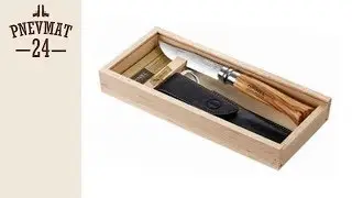 Нож складной Opinel 8 VRI Olive с чехлом в подарочной коробке