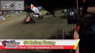 #4 Colton Young NOSA Sprint Car On-Board @ River Cities (6/13/25)