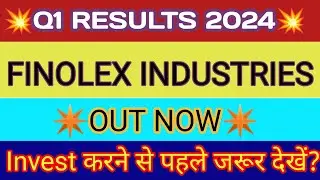Finolex Industries Q1 Results 2023 🔴 Finolex industries Results 🔴 Finolex Industries Stock Analysis