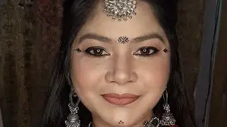 Garba  makeup look with  beautiful  Kohl eye makeup look #delhimua #eyemakeup #Swiss beauty 