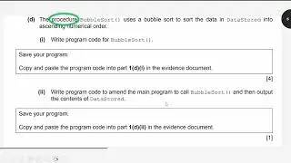 Computer Science 9618 Paper 4 2024 Full Walkthrough