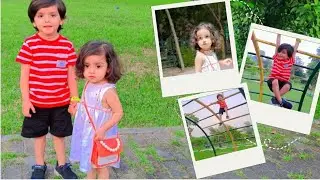 ABC Song for children learning 😚|Slide and swings |Fun Playground for Kids😀nursery rhymes and songs🥰
