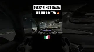 Tunnel Run Ferrari 458 Italia hits the limiter 😍 | GT7 PS5 | #gt7 #ps5 #ferrari #ferrari458italia