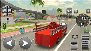 Firefighter 3d truck pro game | truck game | truck wala game | truck driver game | truck game 3d
