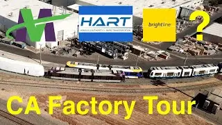 HITACHI - BOMBARDIER - SIEMENS Factory FLYOVER!