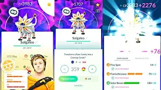 Maxing-up Solgaleo to level 40 For Pokemon Go Battle League | Pokemon Go PvP Solgaleo Master League