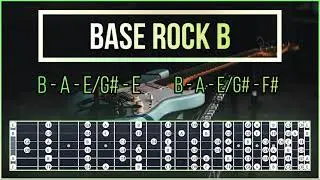 🙇Base para improvisar Guitarra- Rock/PoP B  😍