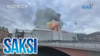 Makasaysayang old stock exchange building, nasunog | Saksi
