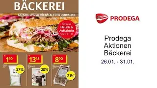 Prodega Aktionen B&auml;ckerei 26.01. - 31.01.