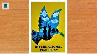 International Peace Day Drawing #2 || World Peace Day Poster Making || Oil Pastel Drawing
