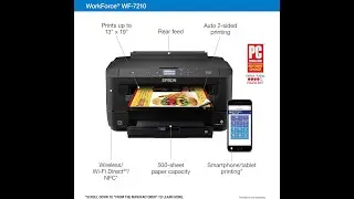 Epson WorkForce WF-7210 Review: Wide-Format Wireless Inkjet Printer Up to 13×19