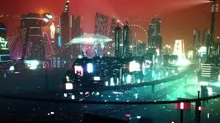 4K 8 Hours Chill Cyberpunk Cityscape Vibes to Calibrate Your Scanner Darkly | Dystopika Ambiance