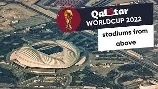 Qatar | Flying above Doha and World Cup Soccer 2022 Stadiums | Night & Day Footages | Stunning View