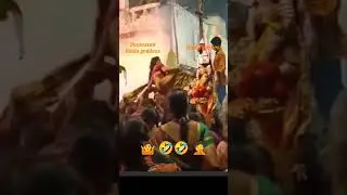 women possessed Hindu goddess angry on Hindu goddess idol