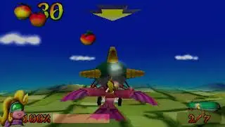[PS1 4K] Crash Bandicoot: Warped - 17 - Bye Bye Blimps