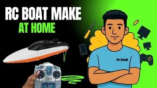 RC Boat Making at Home 🛠️ | Homemade RC Speed Boat | Easy DIY Project