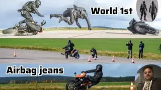 World 1st Airbag Jeans For Bike || Auto Expo #delhi #airbag #world #1st #jeans #bike #life #safe #1k