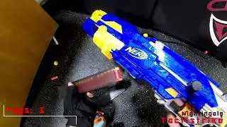 Nerf War Gameplay: Down to the last mag! Rochester Parkour July 2023
